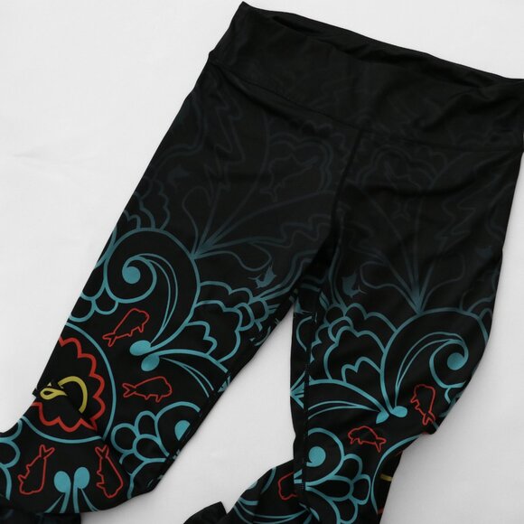 Black Pelagic Fishing/Detailed Leggings - Picture 2 of 5